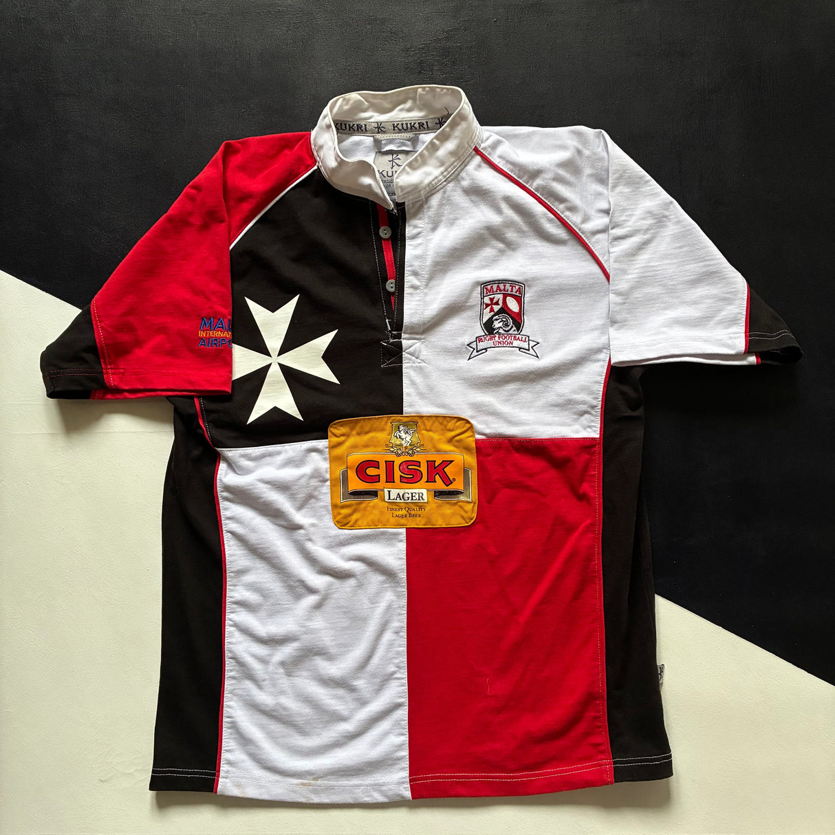 Malta National Rugby Team Jersey 2011/12 Large Underdog Rugby - The Tier 2 Rugby Shop 