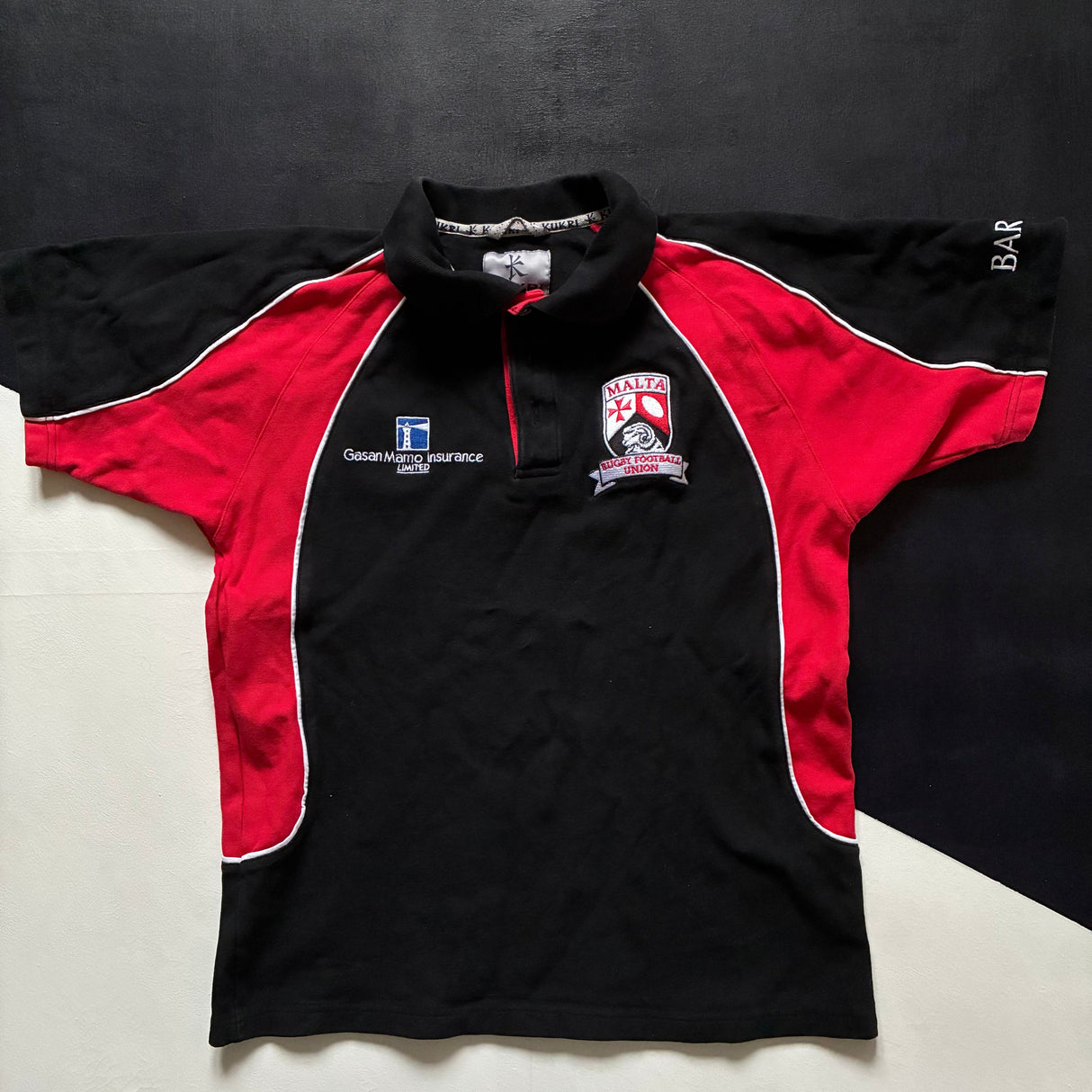 Malta National Rugby Team Training Jersey 2000's Small Underdog Rugby - The Tier 2 Rugby Shop 