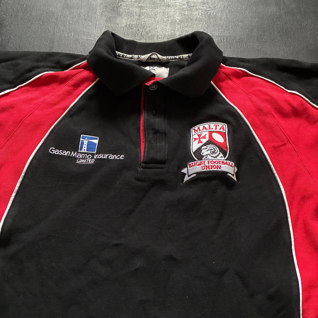 Malta National Rugby Team Training Jersey 2000's Small Underdog Rugby - The Tier 2 Rugby Shop 