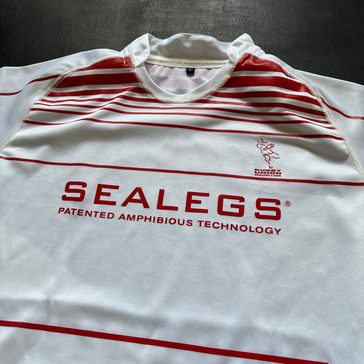 Mauritius National Rugby Team Jersey 2015 Away Player Issue Large Underdog Rugby - The Tier 2 Rugby Shop 