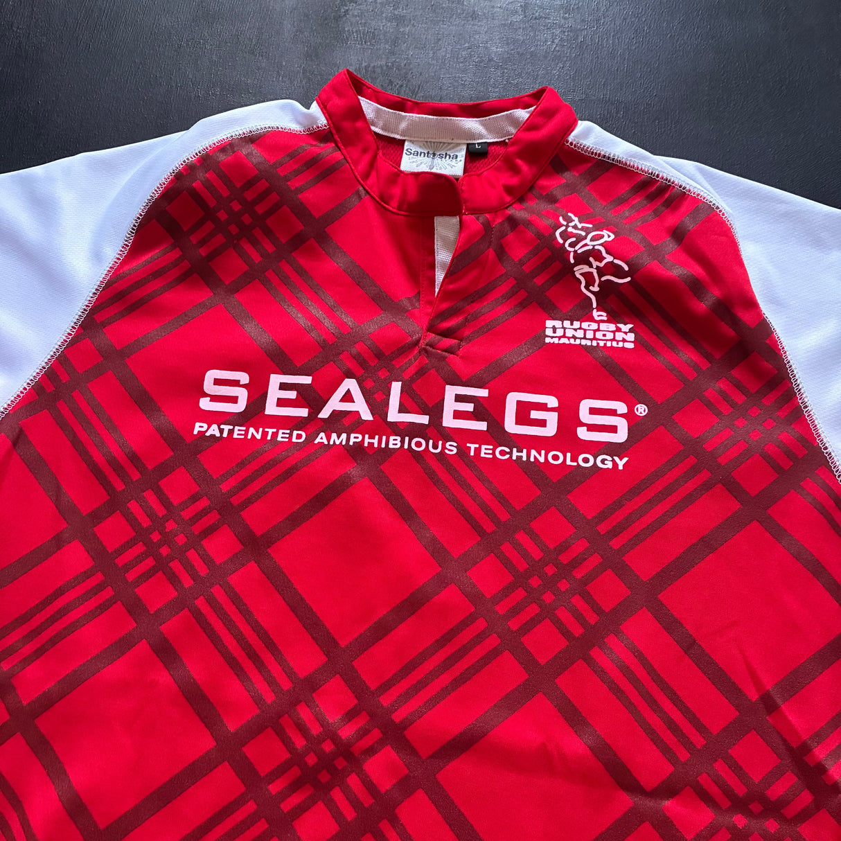 Mauritius National Rugby Team Jersey 2015 Player Issue Large Underdog Rugby - The Tier 2 Rugby Shop 