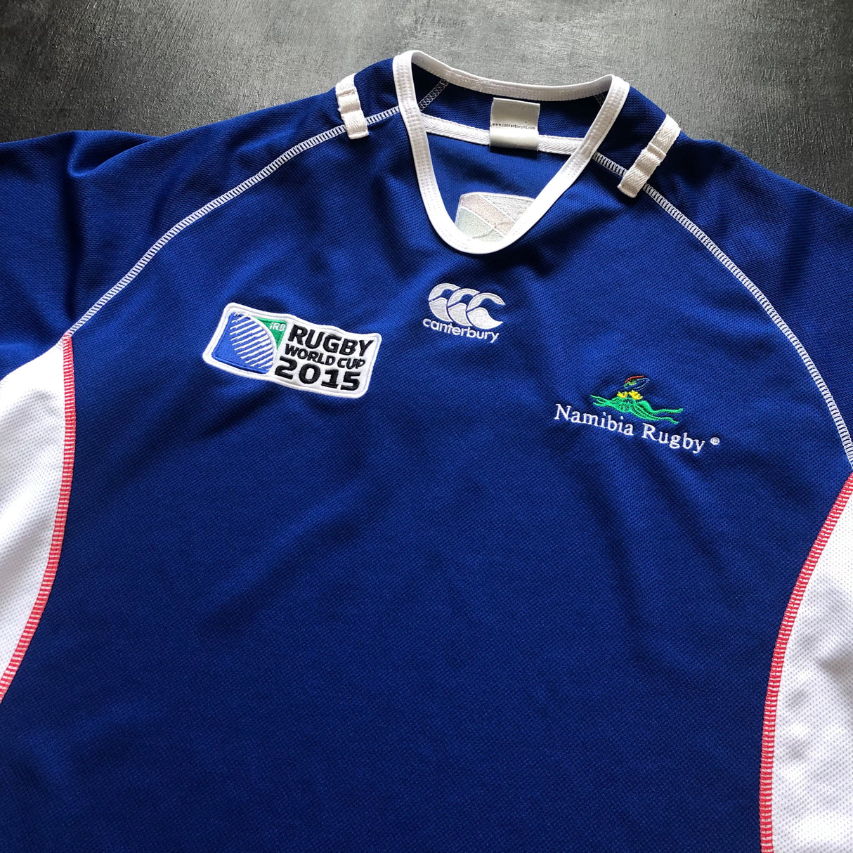 Namibia National Rugby Team Jersey 2015 Rugby World Cup Large Underdog Rugby - The Tier 2 Rugby Shop 