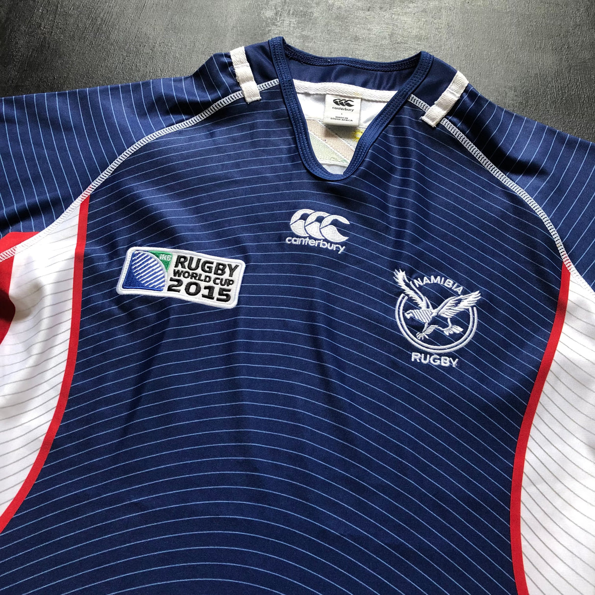 Namibia National Rugby Team Jersey 2015 Rugby World Cup Large Underdog Rugby - The Tier 2 Rugby Shop 