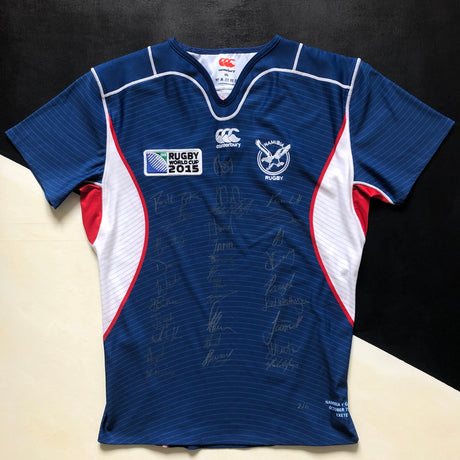 Namibia National Rugby Team Jersey 2015 Rugby World Cup Signed Player Issue 2XL Underdog Rugby - The Tier 2 Rugby Shop 