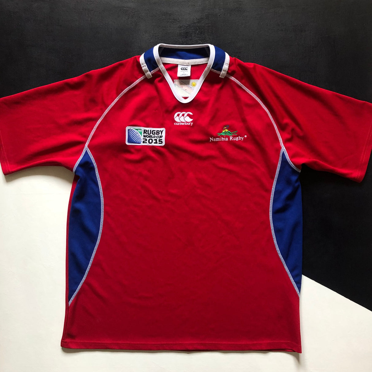 Namibia National Rugby Team Jersey 2015 Rugby World Cup XL Underdog Rugby - The Tier 2 Rugby Shop 