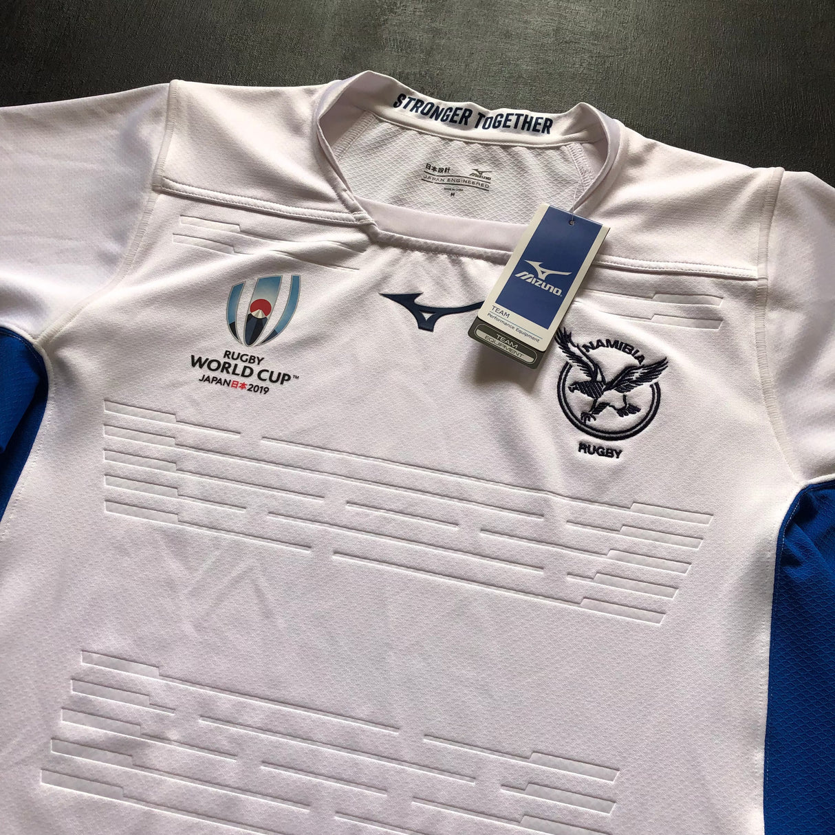 Namibia National Rugby Team Jersey 2019 Rugby World Cup Away Medium BNWT Underdog Rugby - The Tier 2 Rugby Shop 
