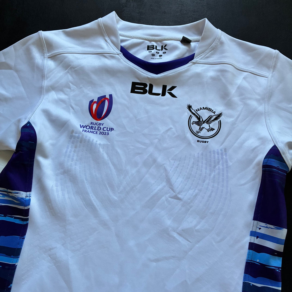 Namibia National Rugby Team Jersey 2023 Rugby World Cup Away Player Issue Large Underdog Rugby - The Tier 2 Rugby Shop 