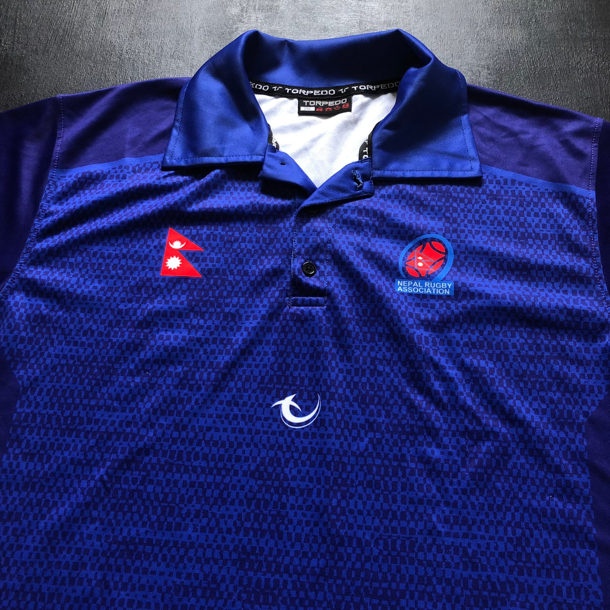 Nepal National Rugby Team Training Polo 2022 Asian Games Player Worn 2XL Underdog Rugby - The Tier 2 Rugby Shop 