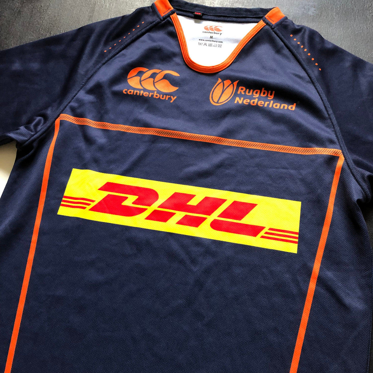 Netherlands National Rugby Team Jersey 2016 Away Medium Underdog Rugby - The Tier 2 Rugby Shop 