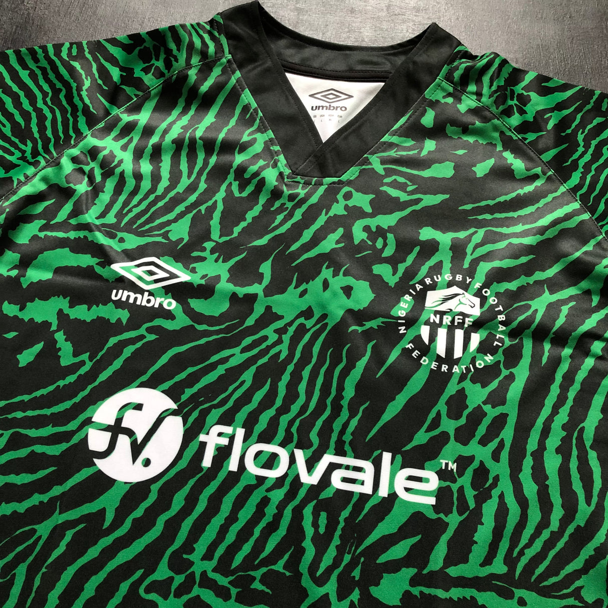 Nigeria National Rugby Team Shirt 2025/26 Away Underdog Rugby - The Tier 2 Rugby Shop 