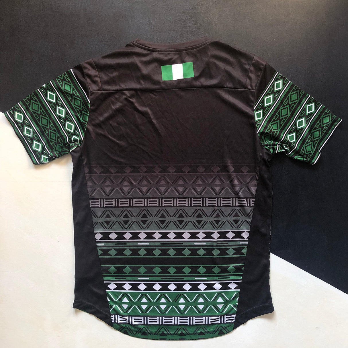 Nigeria National Rugby Team Training Tee Medium Underdog Rugby - The Tier 2 Rugby Shop 