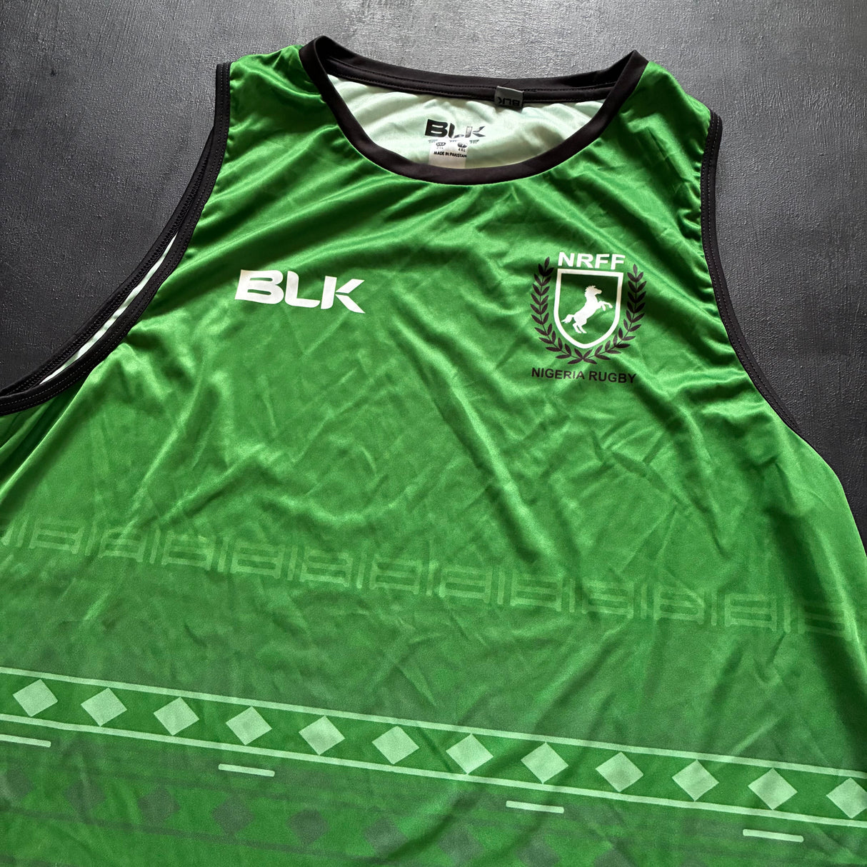 Nigeria National Rugby Team Vest 2XL Underdog Rugby - The Tier 2 Rugby Shop 