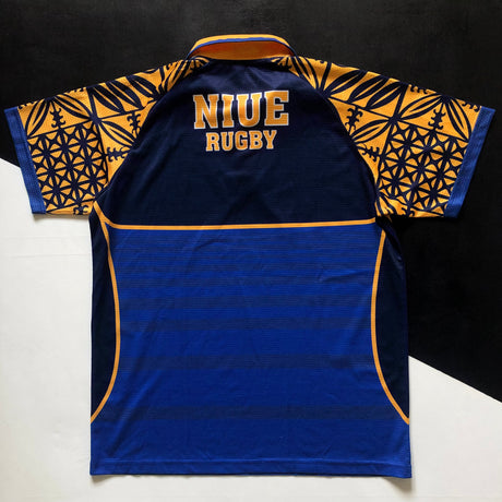 Niue National Rugby Team Training Polo XL Underdog Rugby - The Tier 2 Rugby Shop 
