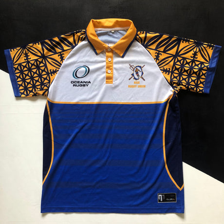 Niue National Rugby Team Training Polo XL Underdog Rugby - The Tier 2 Rugby Shop 