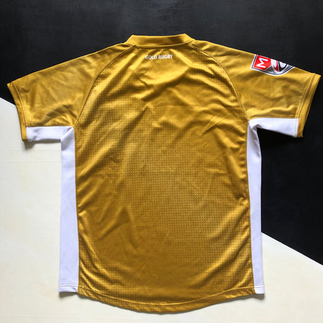 NOLA Gold Rugby Team Jersey (MLR) 2018 Large Underdog Rugby - The Tier 2 Rugby Shop 