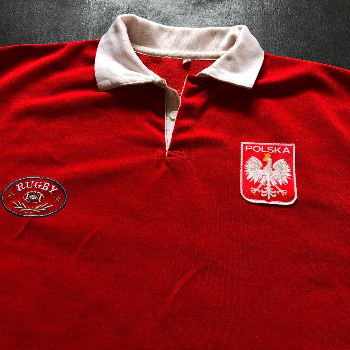 Poland National Rugby Team Jersey Early 2000's Match Worn XL Underdog Rugby - The Tier 2 Rugby Shop 