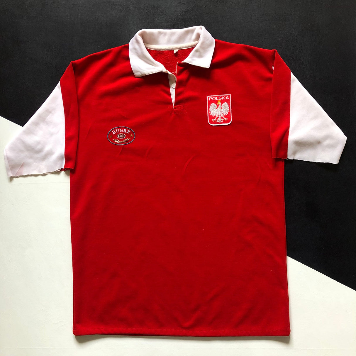 Poland National Rugby Team Jersey Early 2000's Match Worn XL Underdog Rugby - The Tier 2 Rugby Shop 