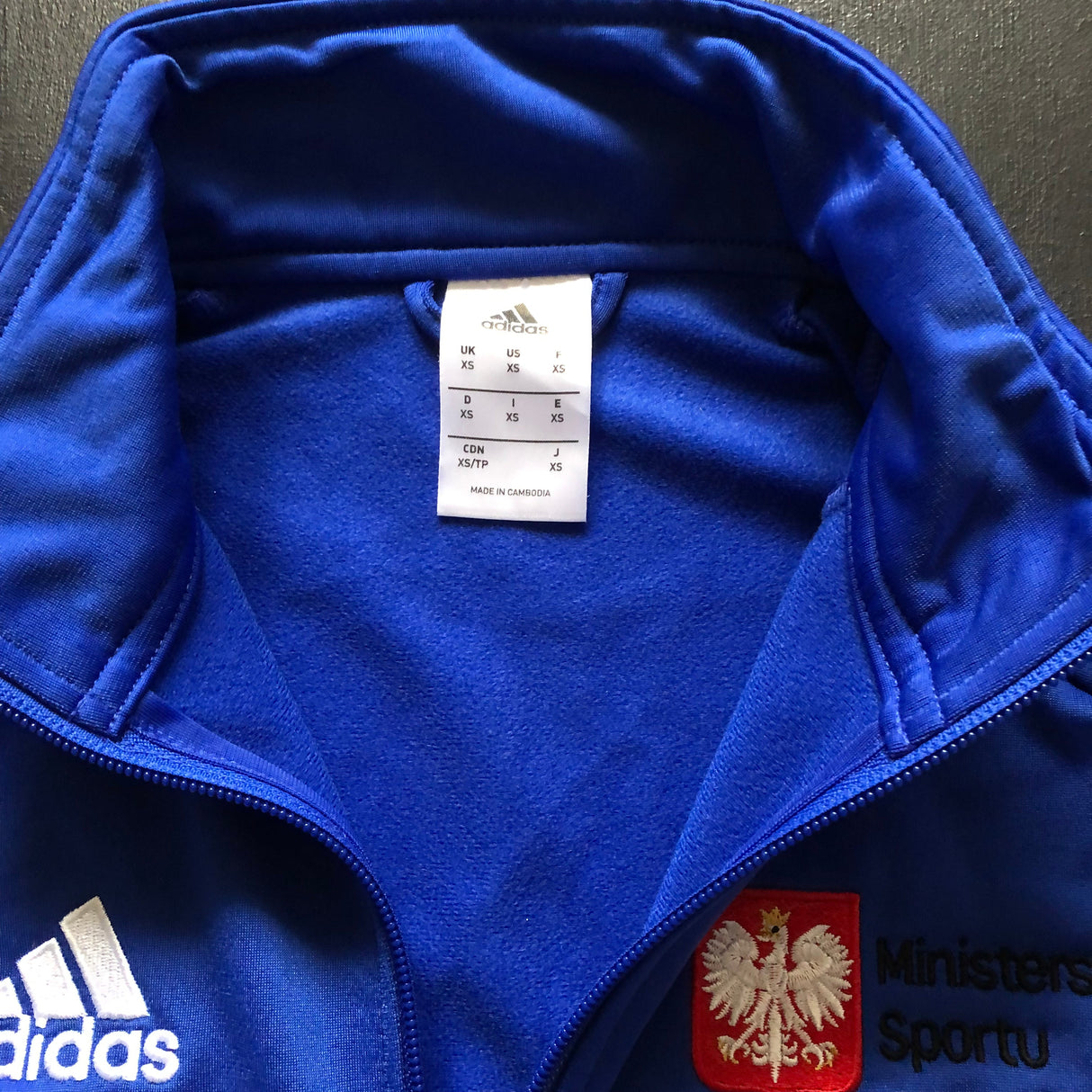 Poland National Rugby Team Training Jacket XS Underdog Rugby - The Tier 2 Rugby Shop 