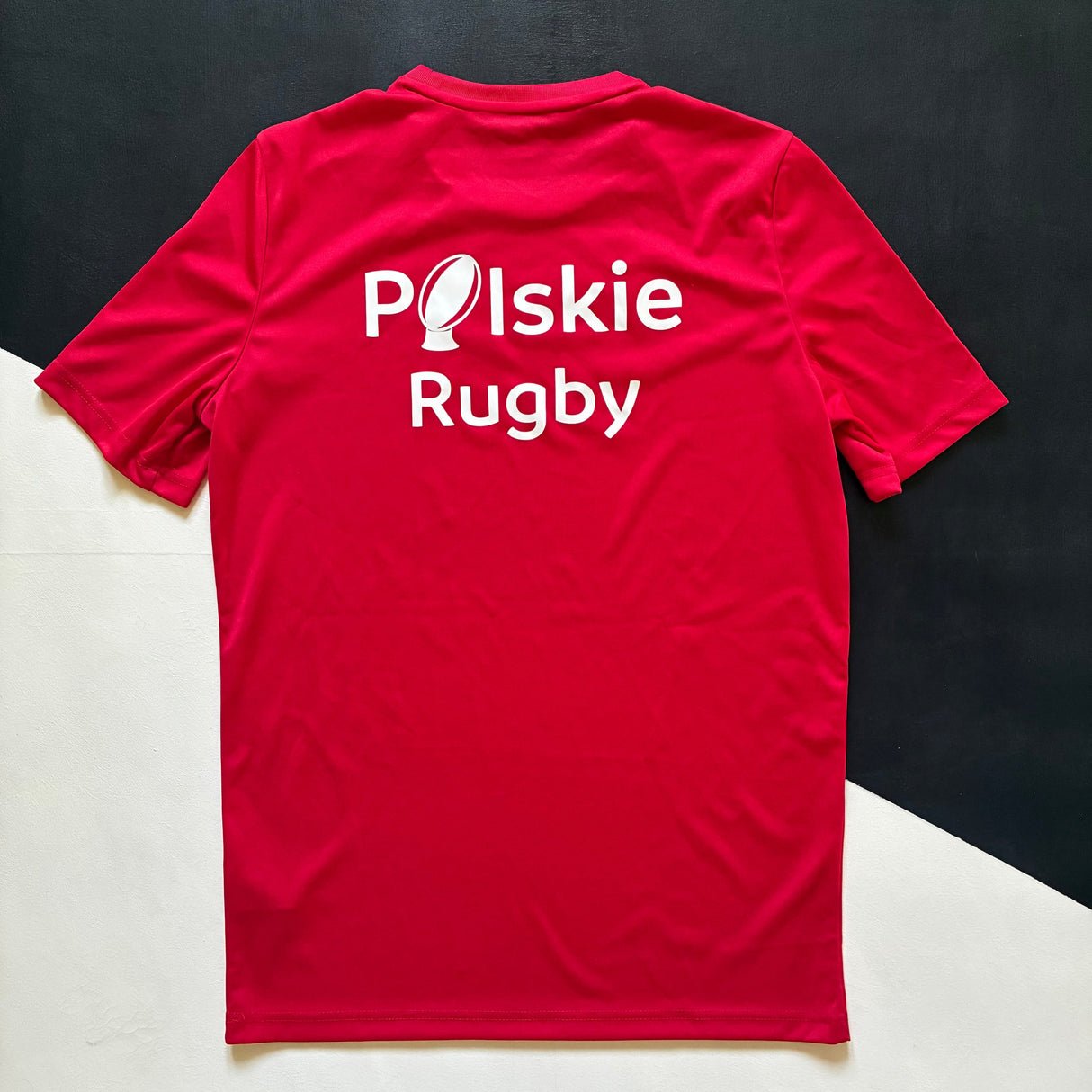 Poland National Rugby Team Training Tee Large Underdog Rugby - The Tier 2 Rugby Shop 