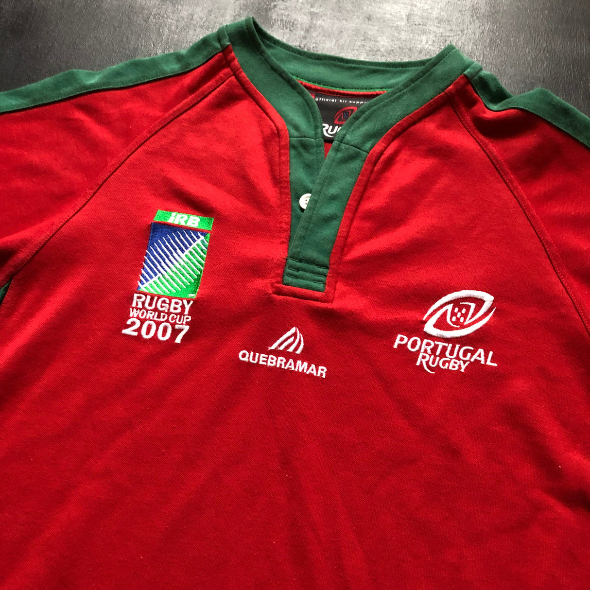 Portugal National Rugby Team Jersey 2007 Rugby World Cup Medium Underdog Rugby - The Tier 2 Rugby Shop 