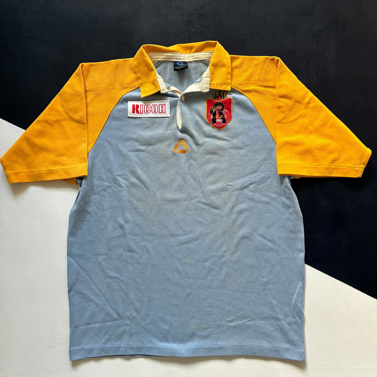 Ricoh (Black Rams) Rugby Team Jersey 1990's Match Worn XXO Underdog Rugby - The Tier 2 Rugby Shop 