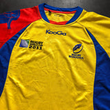 Romania National Rugby Team Jersey 2011 Rugby World Cup Large Underdog Rugby - The Tier 2 Rugby Shop 