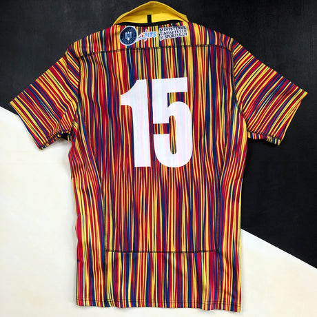 Romania National Rugby Team Jersey 2021 Match Worn Large Underdog Rugby - The Tier 2 Rugby Shop 