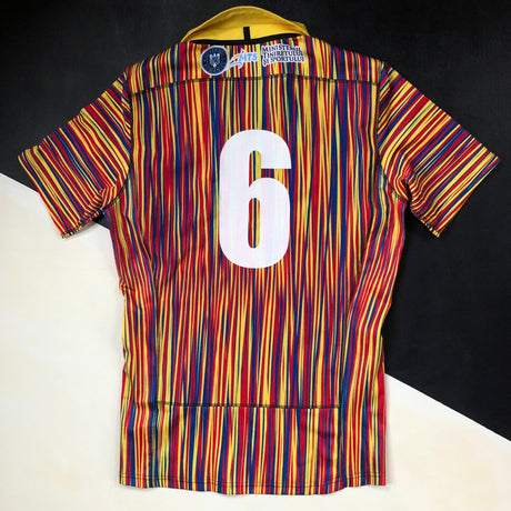 Romania National Rugby Team Jersey 2021 Match Worn XL Underdog Rugby - The Tier 2 Rugby Shop 