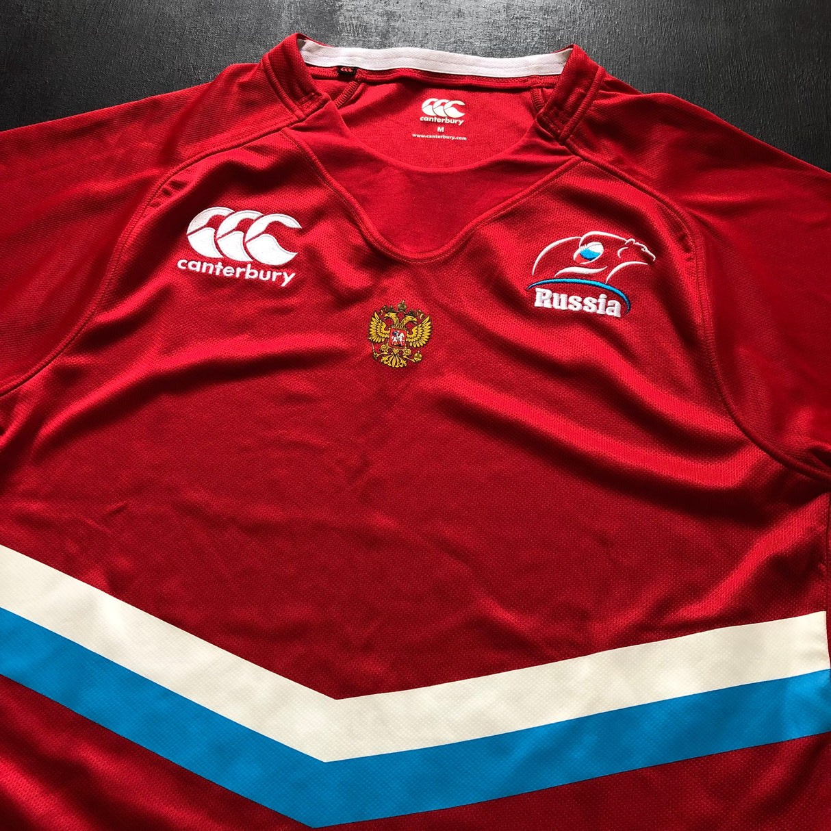 Russia National Rugby Team Jersey 2013/14 Medium Underdog Rugby - The Tier 2 Rugby Shop 