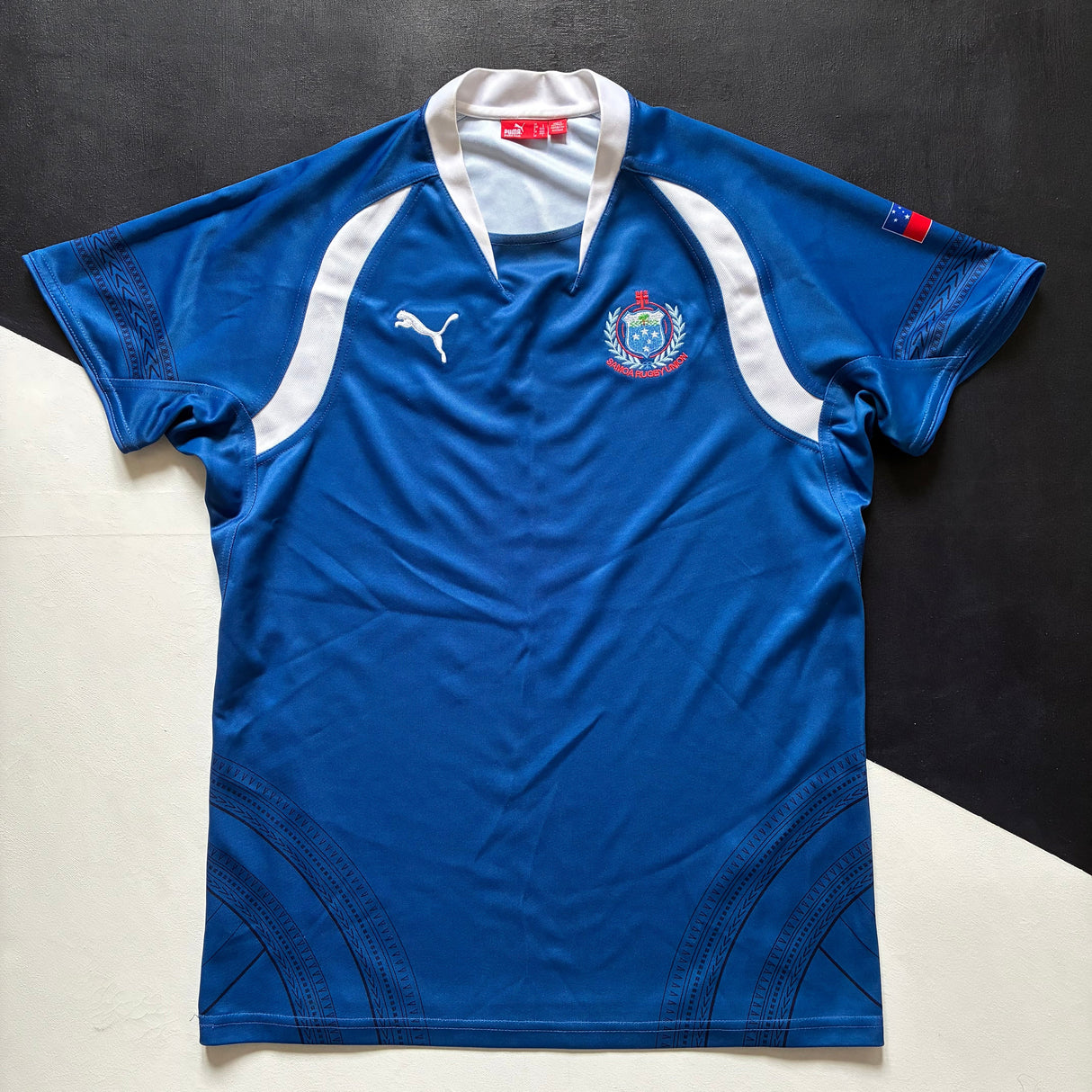 Samoa National Rugby Team Jersey 2007 Large Underdog Rugby - The Tier 2 Rugby Shop 