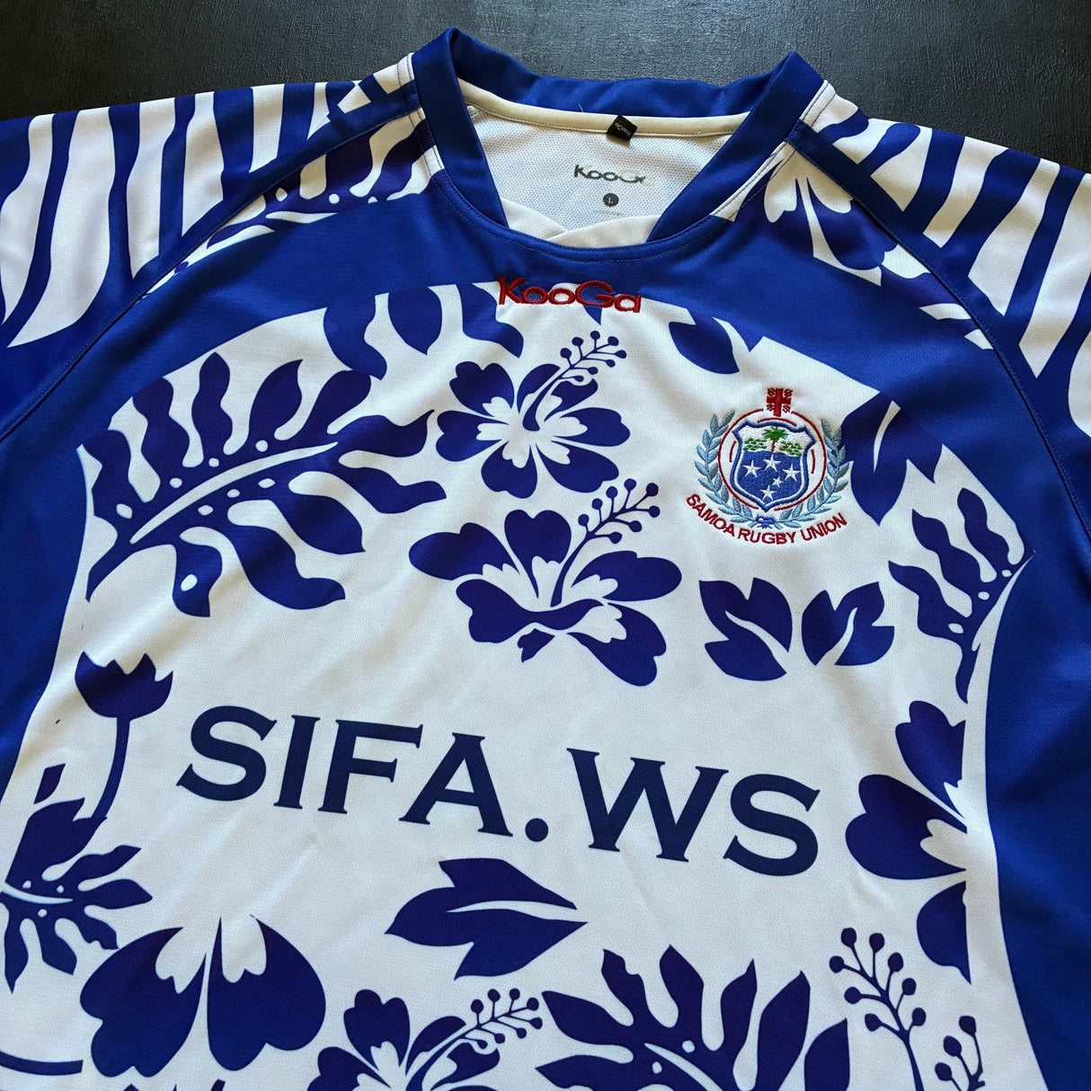 Samoa National Rugby Team Jersey 2011 Away Large Underdog Rugby - The Tier 2 Rugby Shop 