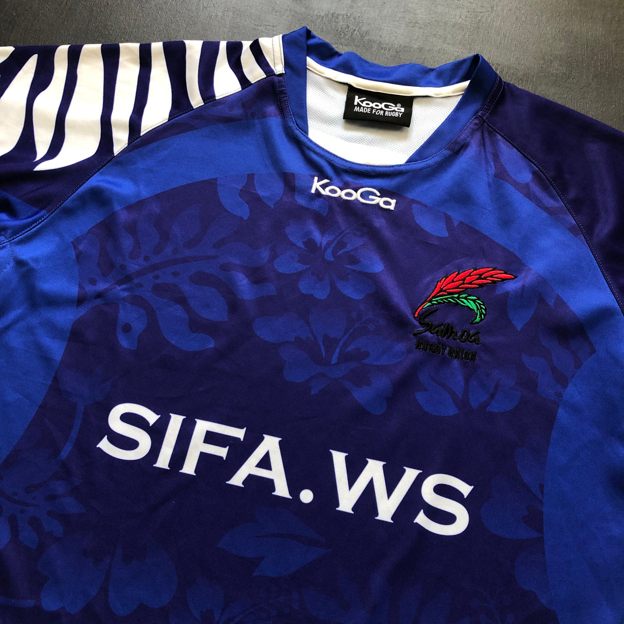 Samoa National Rugby Team Jersey 2011 Medium Underdog Rugby - The Tier 2 Rugby Shop 