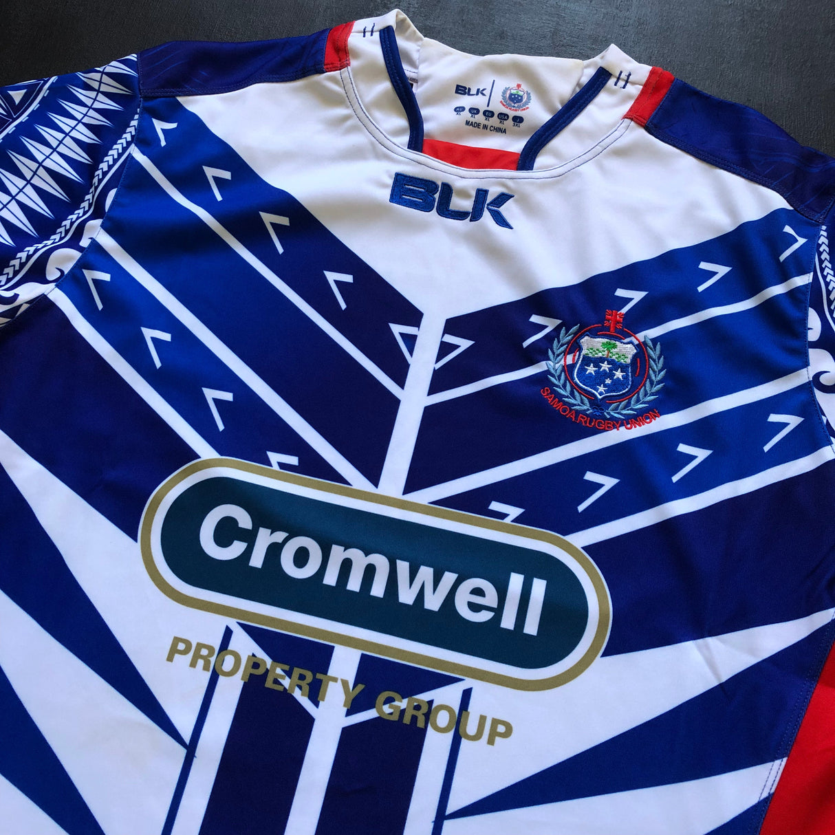 Samoa National Rugby Team Jersey 2015 Limited Edition XL Underdog Rugby - The Tier 2 Rugby Shop 