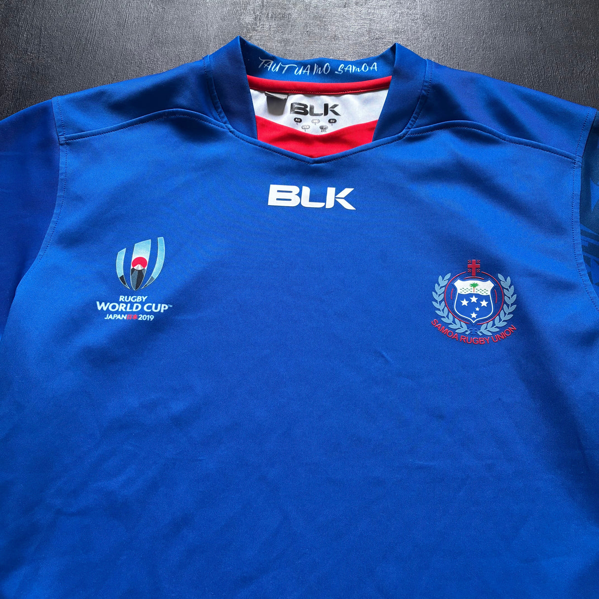 Samoa National Rugby Team Jersey 2019 Rugby World Cup Large Underdog Rugby - The Tier 2 Rugby Shop 