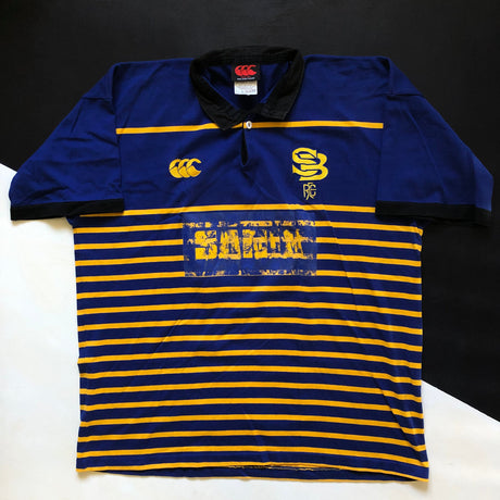 Sanix Blues Rugby Team Jersey 2001 Match Worn 2XL Underdog Rugby - The Tier 2 Rugby Shop 