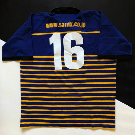 Sanix Blues Rugby Team Jersey 2001 Match Worn 2XL Underdog Rugby - The Tier 2 Rugby Shop 