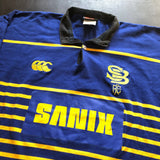 Sanix Blues Rugby Team Jersey 2001 Match Worn XL Underdog Rugby - The Tier 2 Rugby Shop 