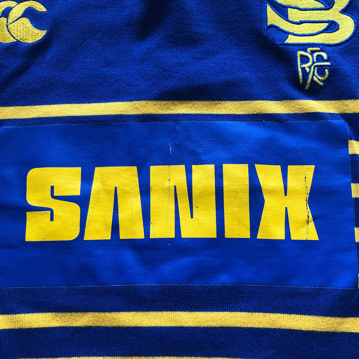 Sanix Blues Rugby Team Jersey 2001 Match Worn XL Underdog Rugby - The Tier 2 Rugby Shop 