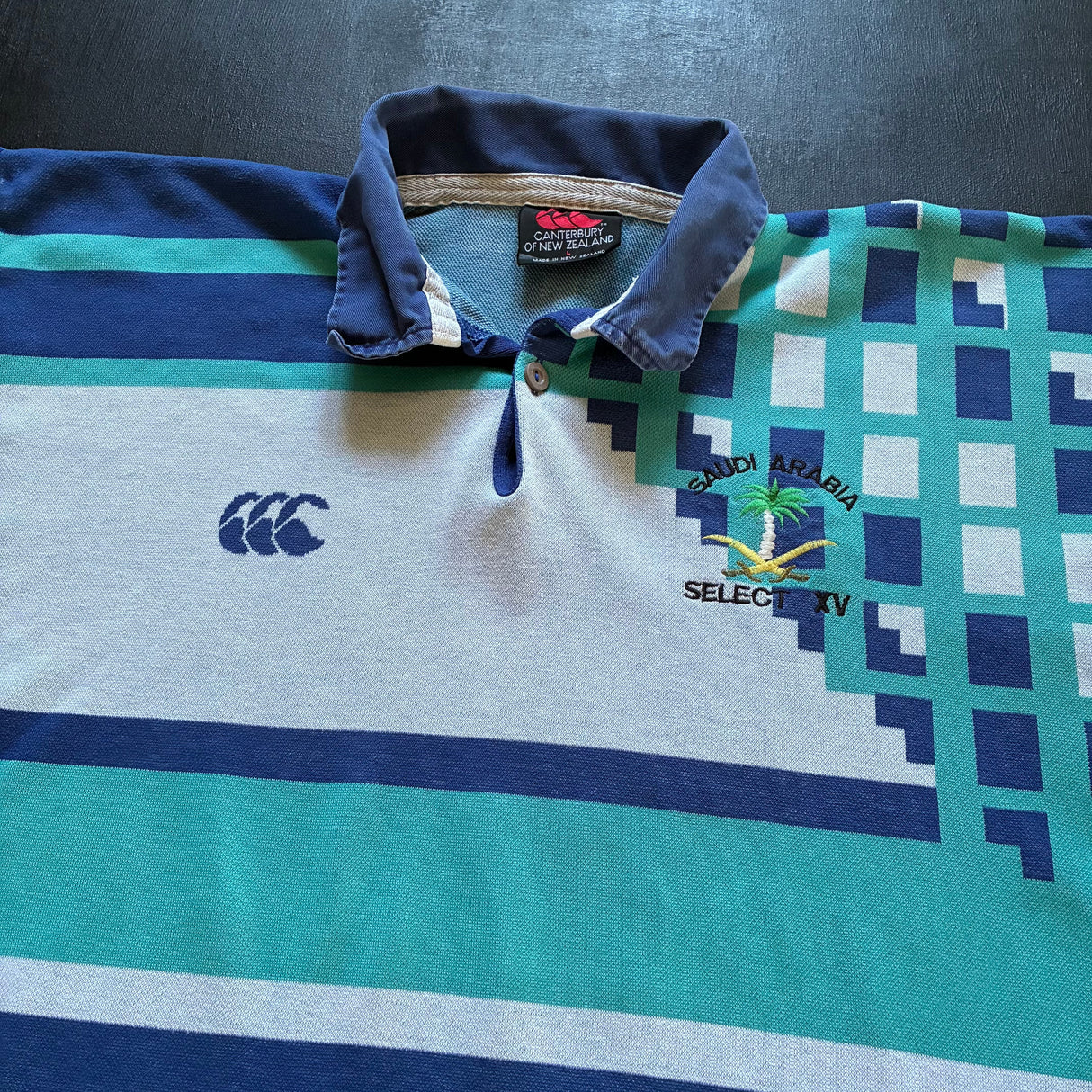 Saudi Arabia National Rugby Team Select XV Jersey 1997 Temex Large Underdog Rugby - The Tier 2 Rugby Shop 
