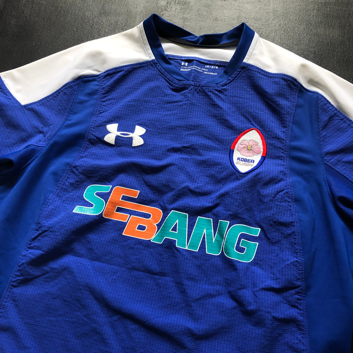 South Korea National Rugby Team Jersey 2018 Match Worn Large Underdog Rugby - The Tier 2 Rugby Shop 