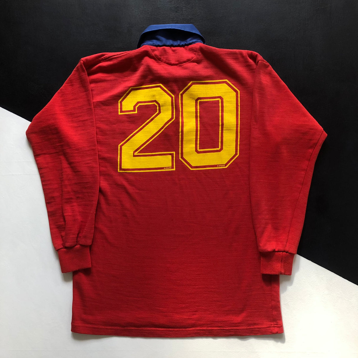 Spain National Rugby Team Jersey 1990's Match Worn Large Underdog Rugby - The Tier 2 Rugby Shop 