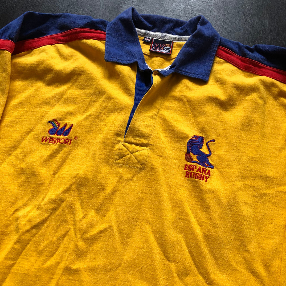 Spain National Rugby Team Jersey 1998 99 Away XL Underdog Rugby The Tier 2 Rugby Shop