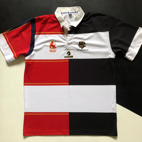 Spain National Rugby Team v Barbarians Commerative Jersey 2007 XL Underdog Rugby - The Tier 2 Rugby Shop 