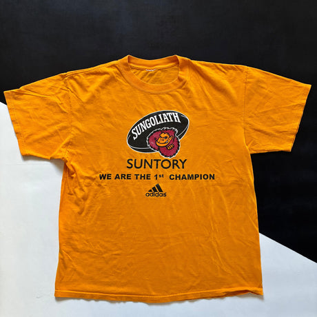 Suntory Sungoliath Rugby Team 2007/2008 Champions Tee XL Underdog Rugby - The Tier 2 Rugby Shop 
