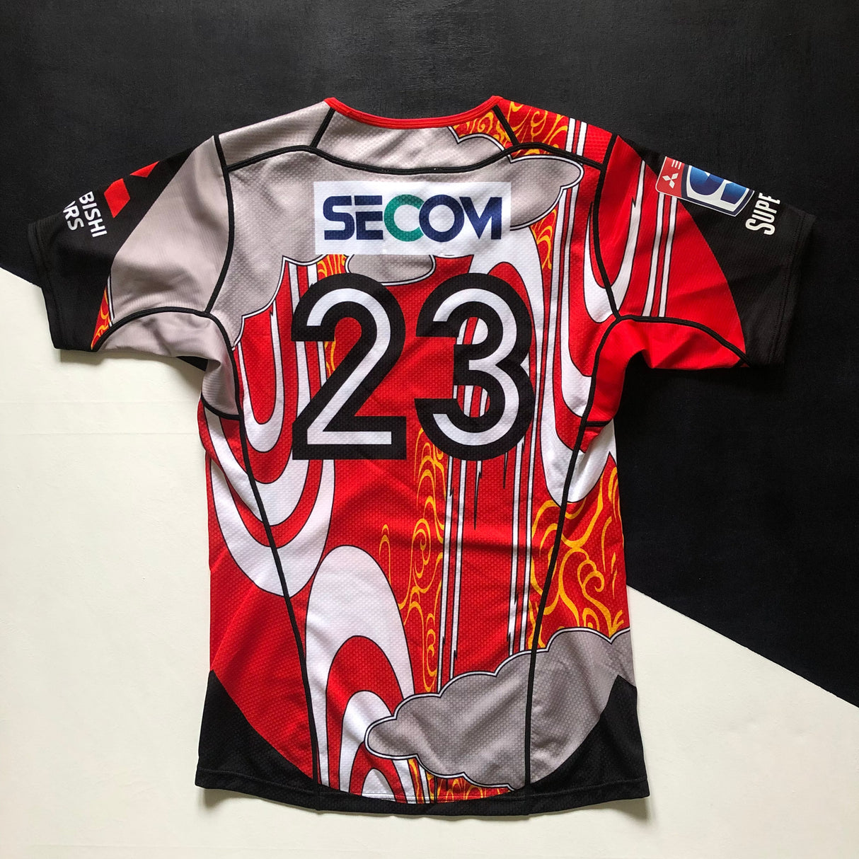 Sunwolves Rugby Team Charity Jersey 2018 Match Worn 3L Underdog Rugby - The Tier 2 Rugby Shop 