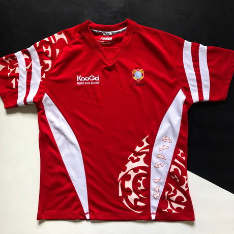 Tonga National Rugby Team Jersey 2008 2XL Underdog Rugby - The Tier 2 Rugby Shop 