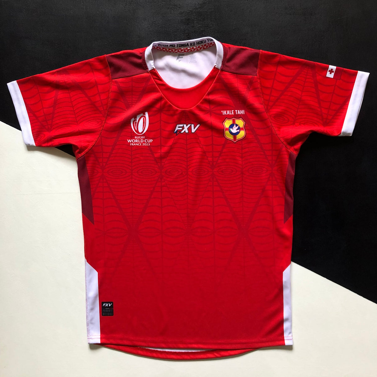 Tonga National Rugby Team Jersey 2023 Rugby World Cup Large Underdog Rugby - The Tier 2 Rugby Shop 