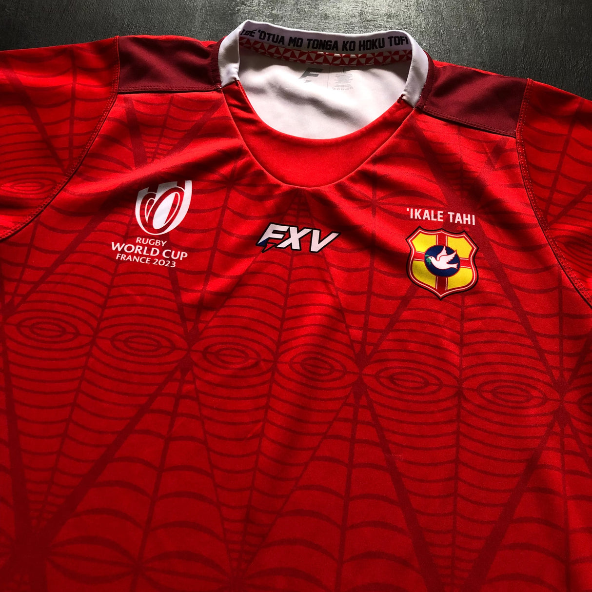 Tonga National Rugby Team Jersey 2023 Rugby World Cup Large Underdog Rugby - The Tier 2 Rugby Shop 