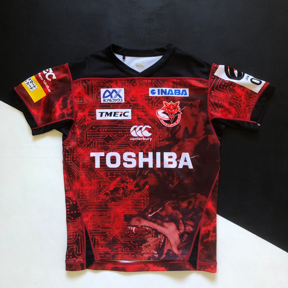 Toshiba Brave Lupus Tokyo Rugby Team Jersey 2023 Medium Underdog Rugby - The Tier 2 Rugby Shop 
