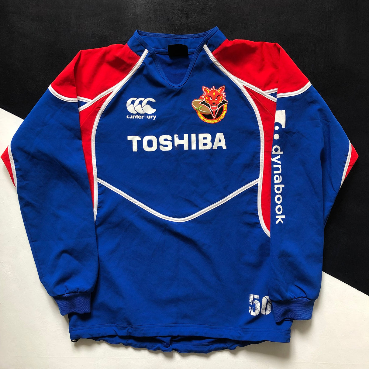Toshiba Brave Lupus Tokyo Rugby Team Training Pullover (Japan Top League) Player Worn Large Underdog Rugby - The Tier 2 Rugby Shop 